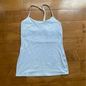 White Lululemon tank top